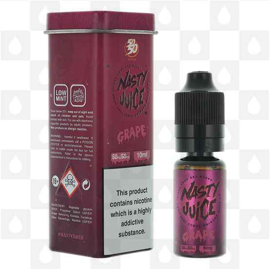 ASAP Grape 50/50 by Nasty Juice E Liquid | 10ml Bottles, Nicotine Strength: 12mg, Size: 10ml (1x10ml)