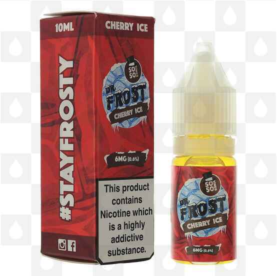 Cherry Ice by Dr. Frost 50/50 E Liquid | 10ml Bottles, Nicotine Strength: 6mg, Size: 10ml (1x10ml)