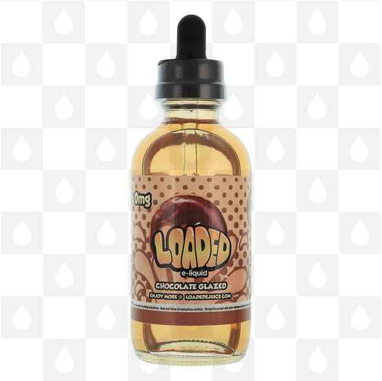 Chocolate Glazed Donuts by Loaded E Liquid | 100ml Short Fill, Strength & Size: 0mg • 100ml (120ml Bottle) - Out Of Date