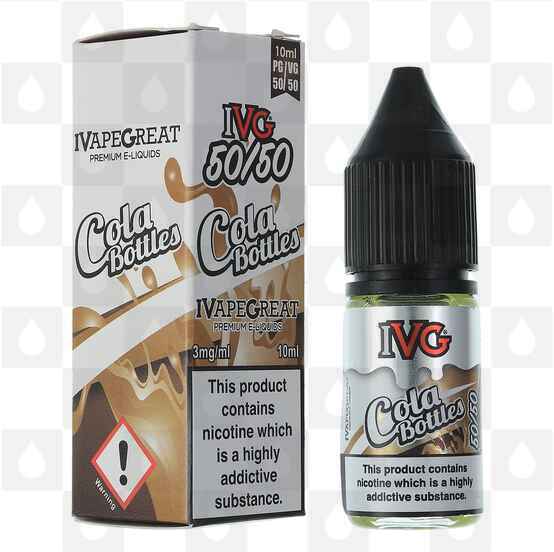 Cola Bottles 50/50 by IVG Sweets E Liquid | 10ml Bottles, Nicotine Strength: 6mg, Size: 10ml (1x10ml)