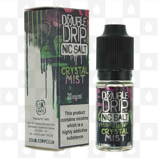 Crystal Mist Nic Salt by Double Drip E Liquid | 10ml Bottles, Nicotine Strength: NS 20mg, Size: 10ml (1x10ml)