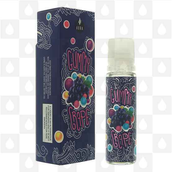 Gummy Grape by Aura E Liquid | 50ml Short Fill, Strength & Size: 0mg • 50ml (60ml Bottle)