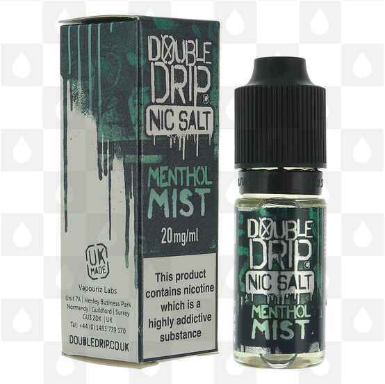 Menthol Mist Nic Salt by Double Drip E Liquid | 10ml Bottles, Nicotine Strength: NS 10mg, Size: 10ml (1x10ml)