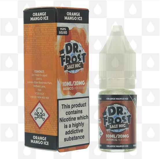 Orange Mango Ice Nic Salt by Dr. Frost E Liquid | 10ml Bottles, Strength & Size: 20mg • 10ml