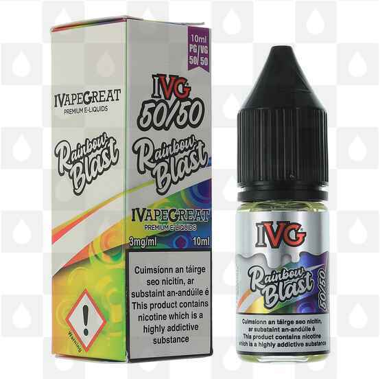 Rainbow Blast 50/50 by IVG Menthol E Liquid | 10ml Bottles, Nicotine Strength: 12mg, Size: 10ml (1x10ml)