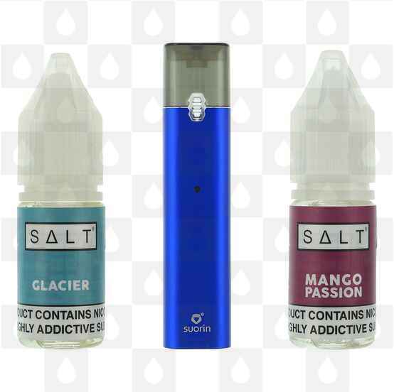 Suorin iShare Nic Salt Starter Kit, Selected Colour: Blue, Nicotine Strength: NS 20mg