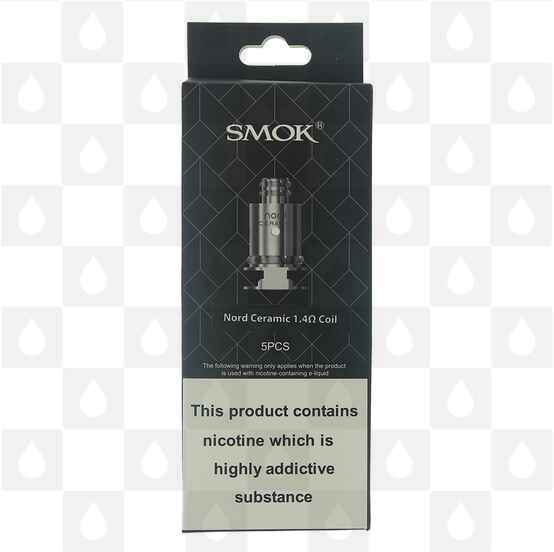 Smok Nord Replacement Coils, Ohms: Ceramic Coil 1.4 Ohms