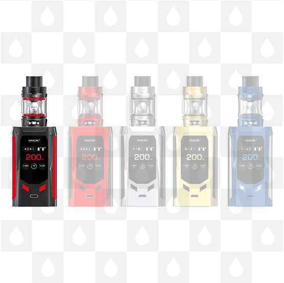 Smok R-Kiss Kit with TFV-Mini V2, Selected Colour: Black Red 