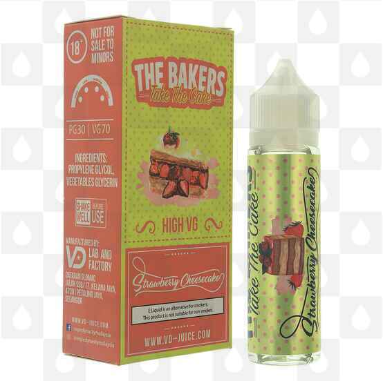 Strawberry Cheesecake | The Bakers by VD Juice E Liquid | 50ml Short Fill