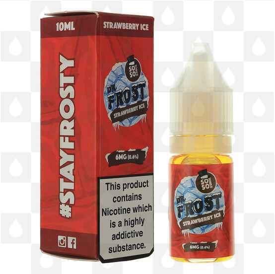 Strawberry Ice by Dr. Frost 50/50 E Liquid | 10ml Bottles, Nicotine Strength: 6mg, Size: 10ml (1x10ml)