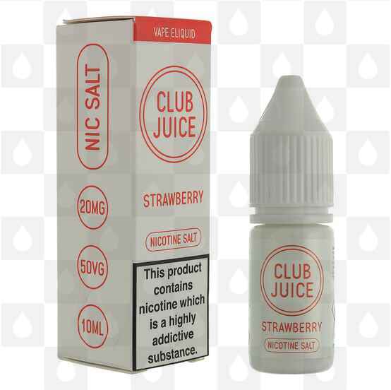 Strawberry Nic Salt by Club Juice E Liquid | 10ml Bottles, Strength & Size: 05mg • 10ml