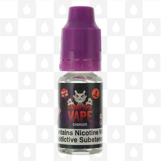 Charger by Vampire Vape E Liquid | 10ml Bottles, Strength & Size: 18mg • 10ml • Out Of Date