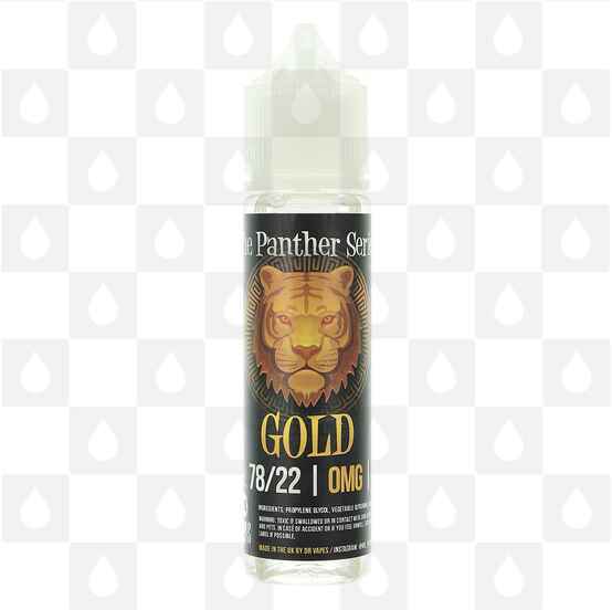 Gold by Panther Series | Dr Vapes E Liquid | 50ml & 100ml Short Fill, Strength & Size: 0mg • 50ml (60ml Bottle)