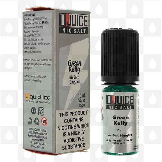 Green Kelly Nic Salt by T-Juice E Liquid | 10ml Bottles, Strength & Size: 20mg • 10ml • Out Of Date
