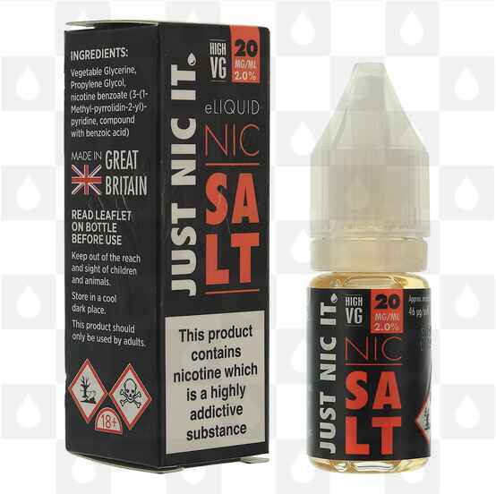 Nic Salt Shot by Just Nic It E Liquid | 10ml Nicotine Shot, Strength & Size: 20mg • 10ml, VG/PG Mix: 50% VG / 50% PG