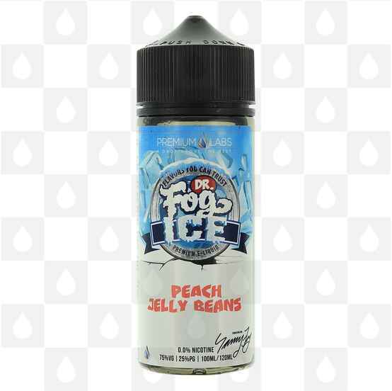 Peach Jelly Beans by Dr. Fog Ice E Liquid | 100ml Short Fill, Strength & Size: 0mg • 100ml (120ml Bottle) - Out Of Date