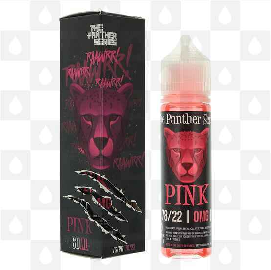 Pink by Panther Series | Dr Vapes E Liquid | 50ml & 100ml Short Fill, Strength & Size: 0mg • 50ml (60ml Bottle)