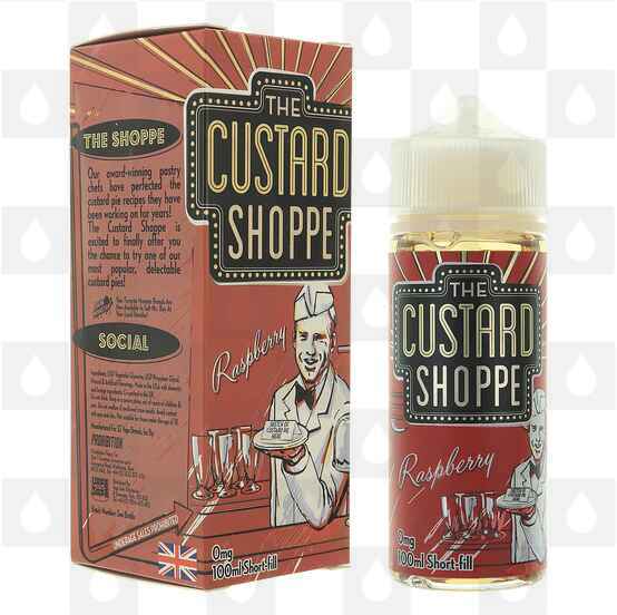 Raspberry by The Custard Shoppe E Liquid | 100ml Short Fill
