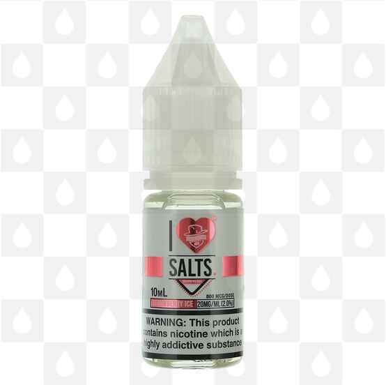 Strawberry Ice 20mg by I Love Salts | Mad Hatter E Liquid | 10ml Bottles