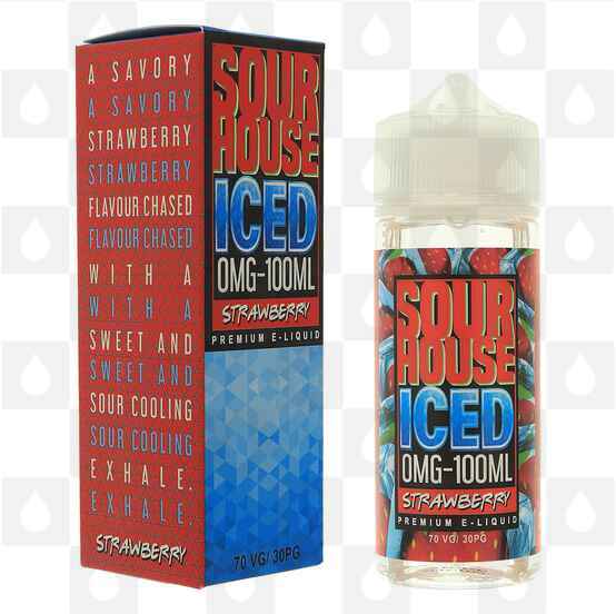 Strawberry Iced by Sour House E Liquid | 100ml Short Fill