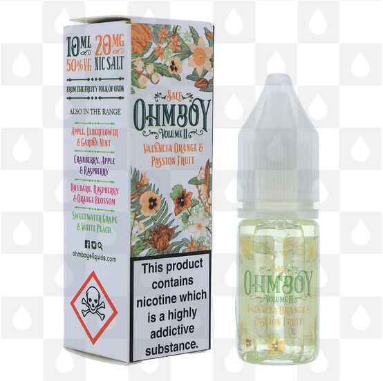 Valencia Orange & Passion Fruit Nic Salt by Ohm Boy Volume II E Liquid | 10ml Bottles, Strength & Size: 20mg • 10ml