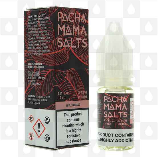 Apple Tobacco Nic Salt by Pacha Mama E Liquid | 10ml Bottles, Strength & Size: 10mg • 10ml