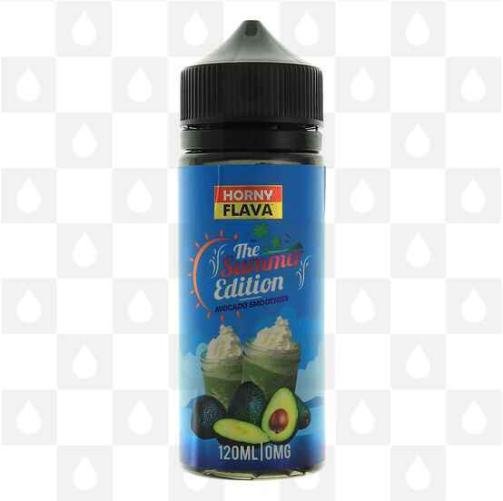 Avocado Smoothie | Summer Edition by Horny Flava E Liquid 100ml Short Fill, Strength & Size: 0mg • 100ml (120ml Bottle) - Out Of Date