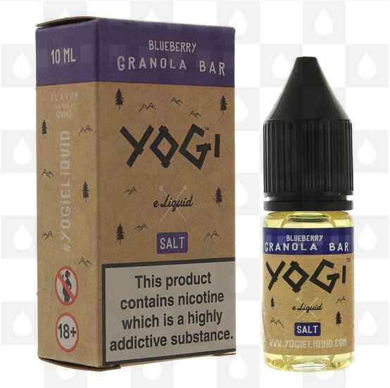 Blueberry Granola Bar Nic Salt by Yogi E Liquid | 10ml Bottles, Nicotine Strength: NS 20mg, Size: 10ml