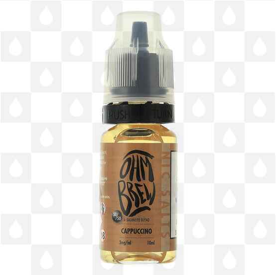 Cappuccino by Ohm Brew Nic Salt E Liquid | 10ml Bottles, Nicotine Strength: NS 6mg, Size: 10ml (1x10ml)