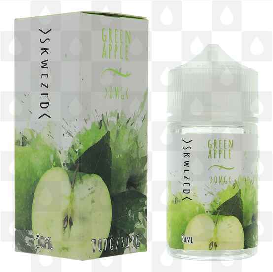 Green Apple by Skwezed E Liquid | 100ml Short Fill, Size: 50ml (75ml Bottle)