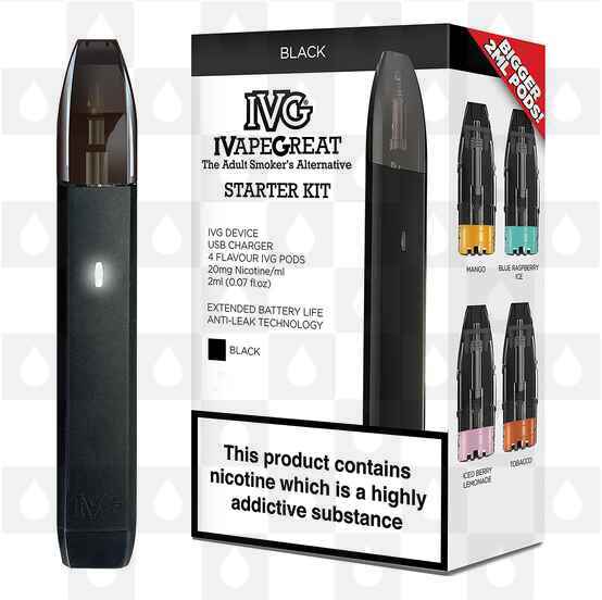 IVG Pod Kit, Selected Colour: Black 