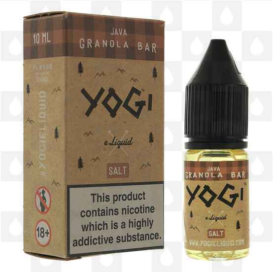 Java Granola Bar Nic Salt by Yogi E Liquid | 10ml Bottles, Nicotine Strength: NS 20mg, Size: 10ml