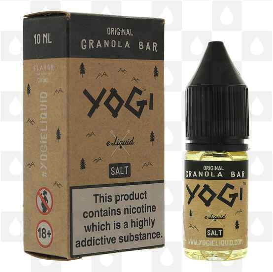 Original Granola Bar Nic Salt by Yogi E Liquid | 10ml Bottles, Nicotine Strength: NS 20mg, Size: 10ml
