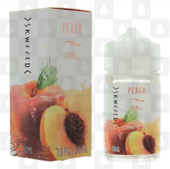 Peach by Skwezed E Liquid | 100ml Short Fill, Size: 50ml (75ml Bottle)