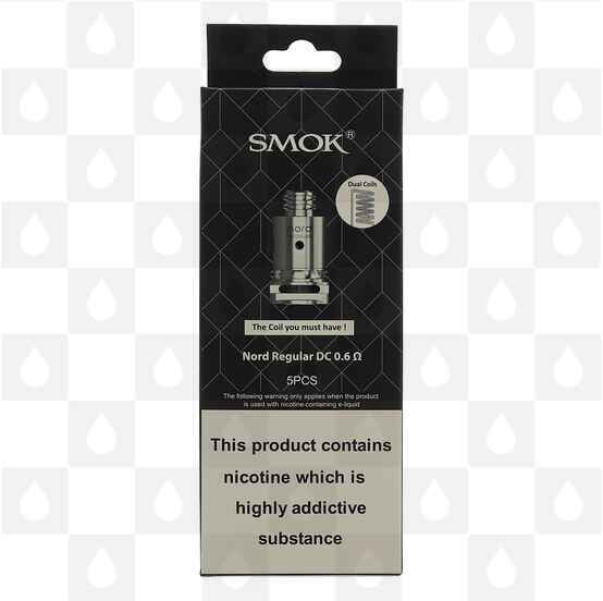 Smok Nord Replacement Coils, Ohms: Regular DC 0.6 Ohms (Dual Coil)
