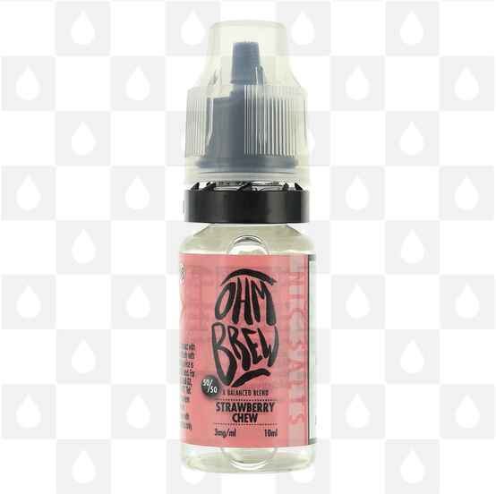 Strawberry Chew by Ohm Brew Nic Salt E Liquid | 10ml Bottles, Nicotine Strength: NS 6mg, Size: 10ml (1x10ml)