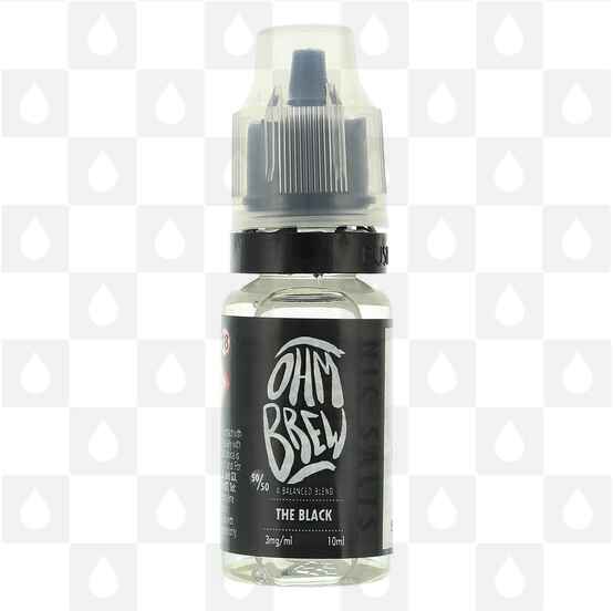 The Black by Ohm Brew Nic Salt E Liquid | 10ml Bottles, Nicotine Strength: NS 3mg, Size: 10ml (1x10ml)