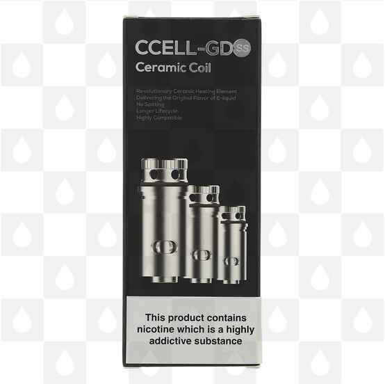 Vaporesso CCELL-GD Replacement Coils, Ohms: 5 x CCELL-GD SS Ceramic Coil 0.6 ohm (8-13W)