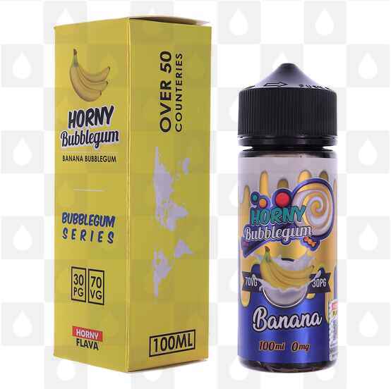 Banana Horny Bubblegum by Horny Flava E Liquid 100ml Short Fill