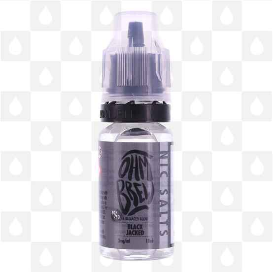 Black Jacked by Ohm Brew Nic Salt E Liquid | 10ml Bottles, Nicotine Strength: NS 12mg, Size: 10ml (1x10ml)