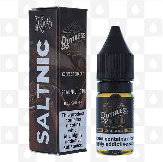 Coffee Tobacco Nic Salt by Ruthless E Liquid | 10ml Bottles, Nicotine Strength: NS 10mg, Size: 10ml (1x10ml)