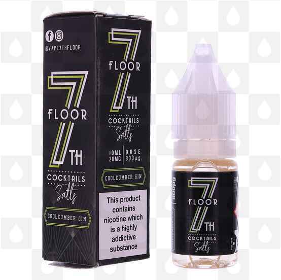 Coolcumber Gin Salts by 7th Floor Cocktails E Liquid | 10ml Bottles, Nicotine Strength: NS 20mg, Size: 10ml (1x10ml)