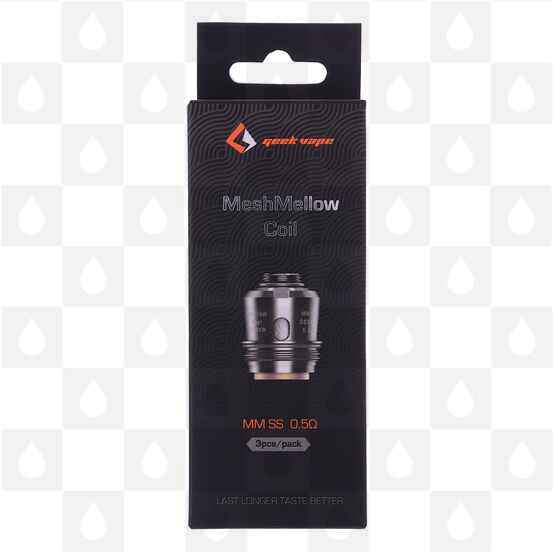 Geekvape MeshMellow Replacement Coils, Type: MM SS - 316 Single Mesh Core - (0.5 Ohm - 60-110w - Best 75-95w)