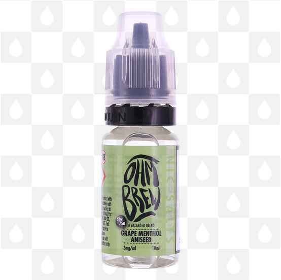 Grape Menthol Aniseed by Ohm Brew Nic Salt E Liquid | 10ml Bottles, Nicotine Strength: NS 12mg, Size: 10ml (1x10ml)