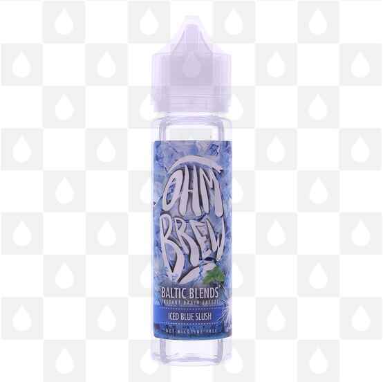 Iced Blue Slush by Ohm Brew E Liquid | 50ml Short Fill, Strength & Size: 0mg • 50ml (60ml Bottle) - Out Of Date