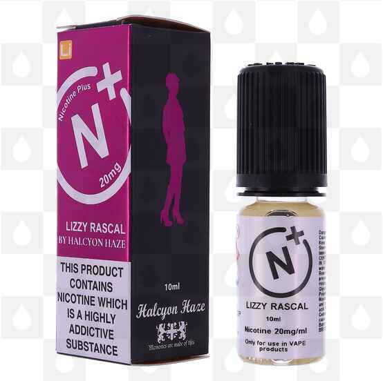 Lizzy Rascal Nicotine Plus by Halcyon Haze E Liquid | 10ml Bottles, Nicotine Strength: NS 10mg, Size: 10ml (1x10ml)