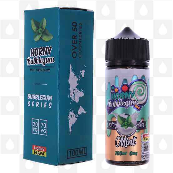 Mint Horny Bubblegum by Horny Flava E Liquid 100ml Short Fill