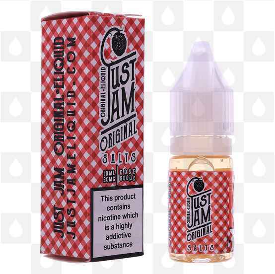 Original Jam Salts by Just Jam E Liquid | 10ml Bottles, Nicotine Strength: NS 20mg, Size: 10ml (1x10ml)
