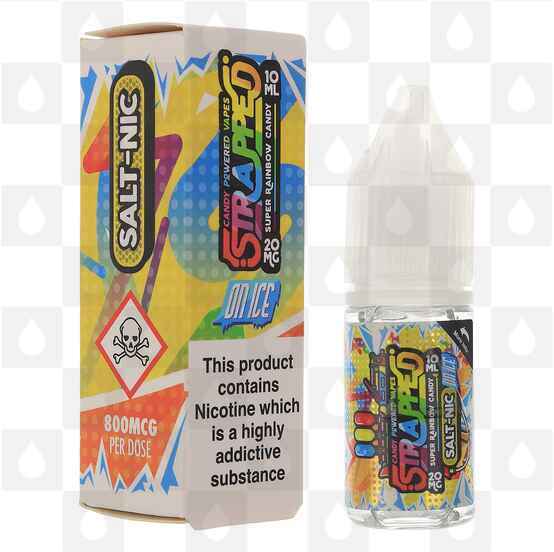 Super Rainbow Candy On Ice 20mg by Strapped Salt E Liquid | 10ml Bottles