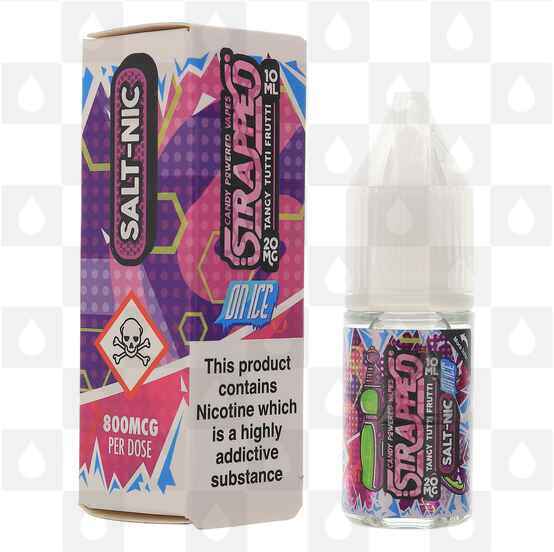 Tangy Tutti Frutti On Ice 20mg by Strapped Salt E Liquid | 10ml Bottles